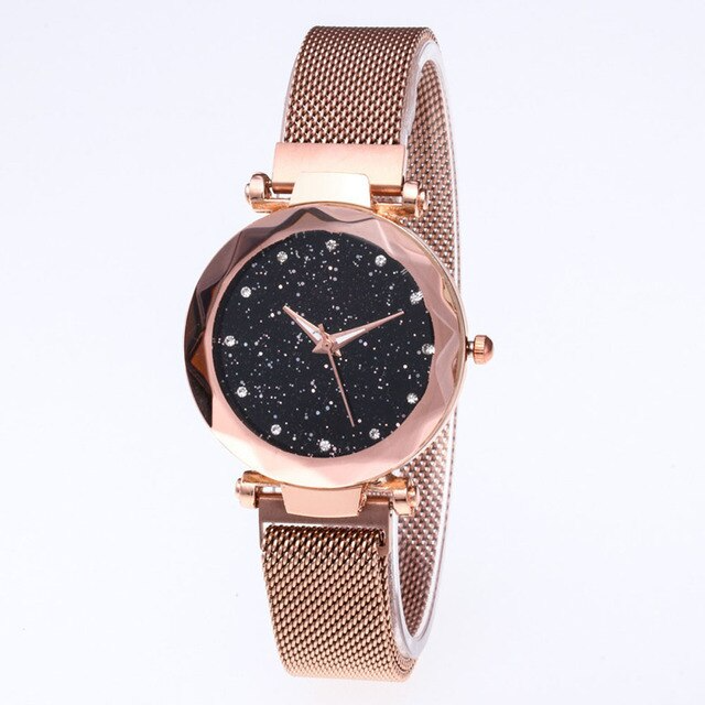 Minimalistische roségouden horloge