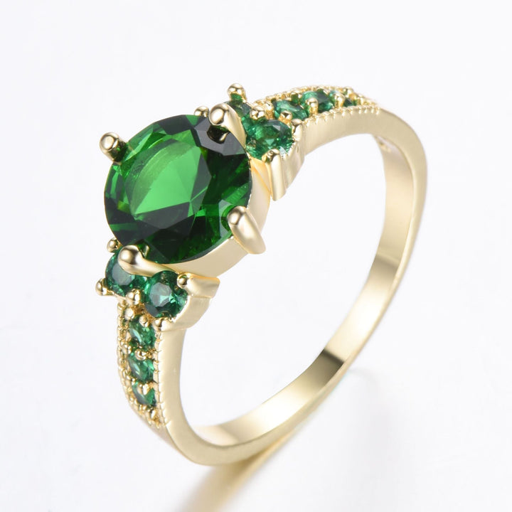 Elegante gouden ring met verfijnd ontwerp