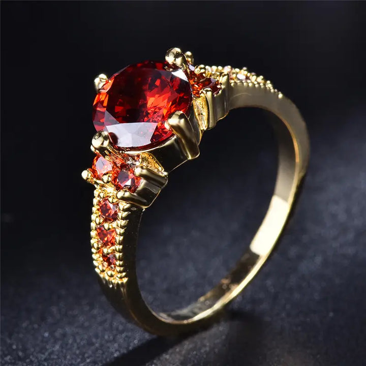 Elegante gouden ring met verfijnde details