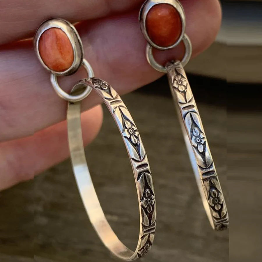 Retro Boho chique oorbellen