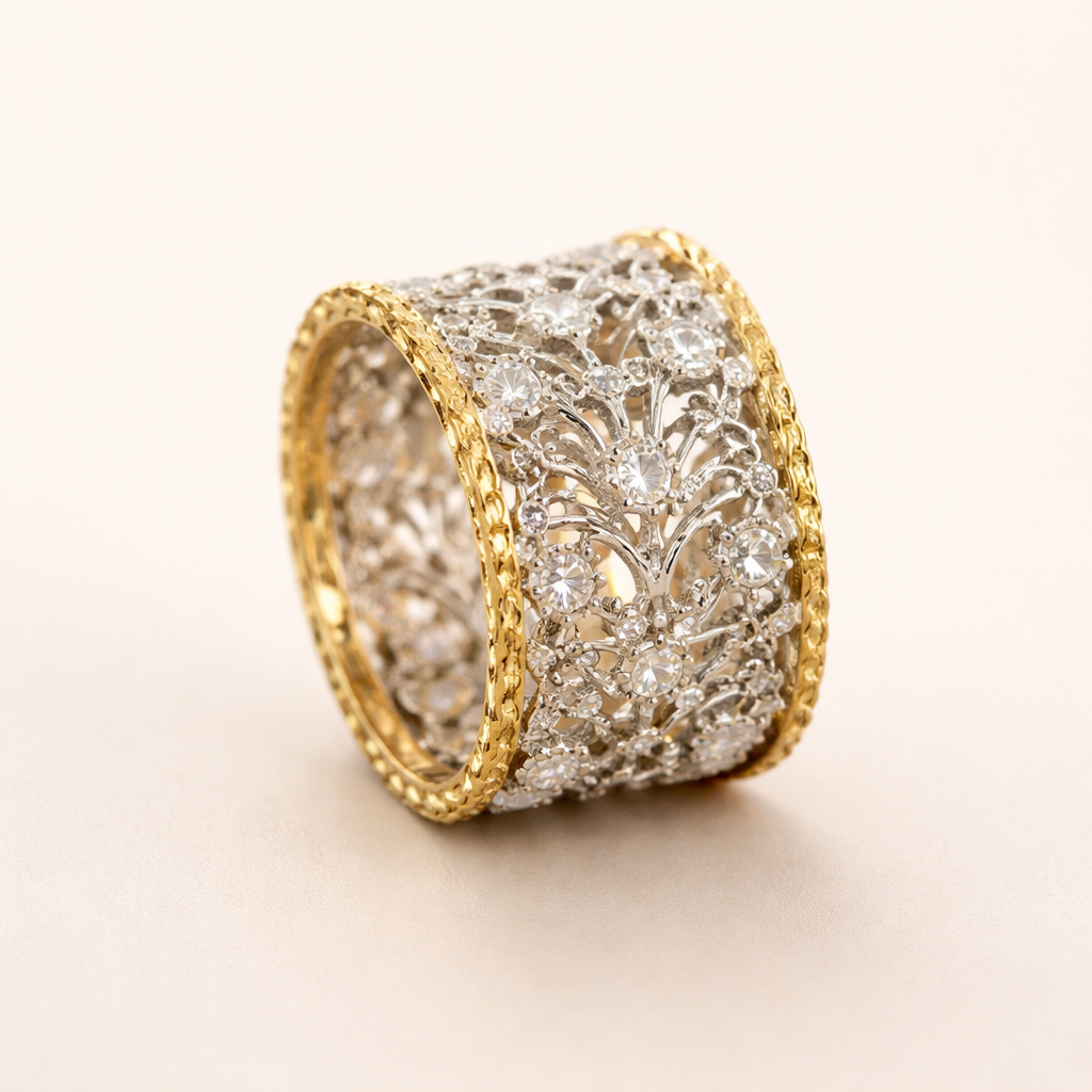 Mika - Vintage Zirkonia Ring