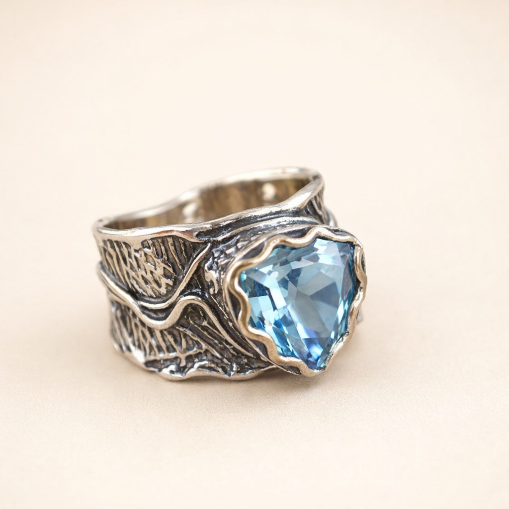 Luxe saffier ring