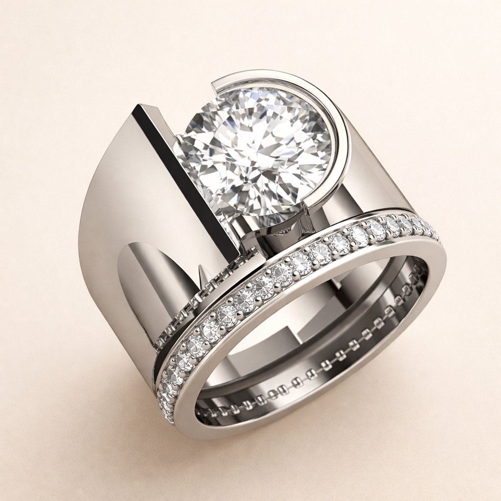 Luxe saffier ring