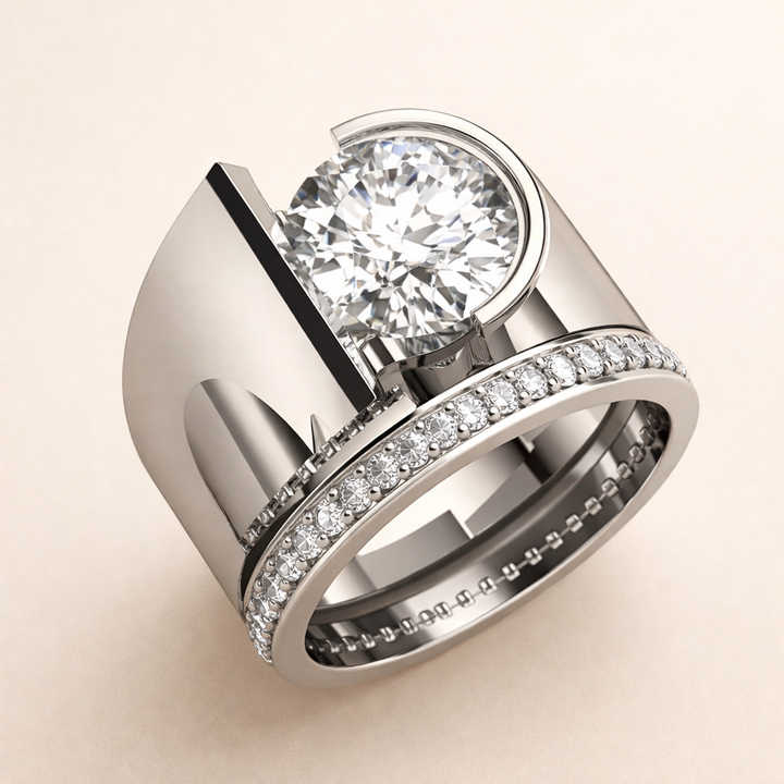 Luxe saffier ring