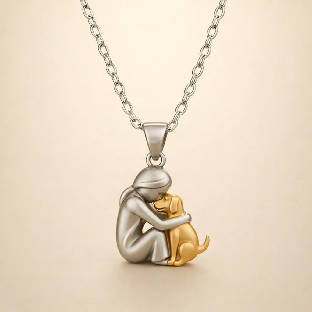 Elegante gouden ketting met een subtiele parel