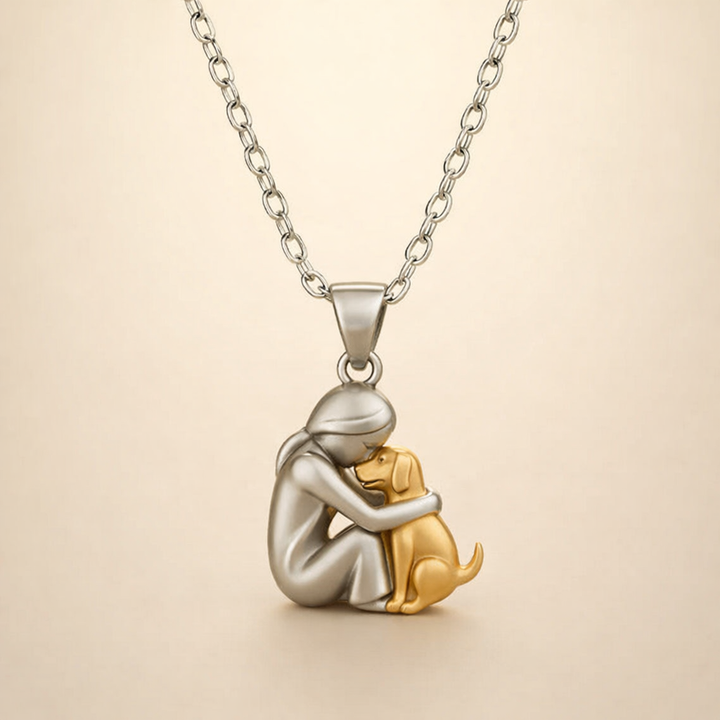Elegante gouden ketting met een subtiele parel