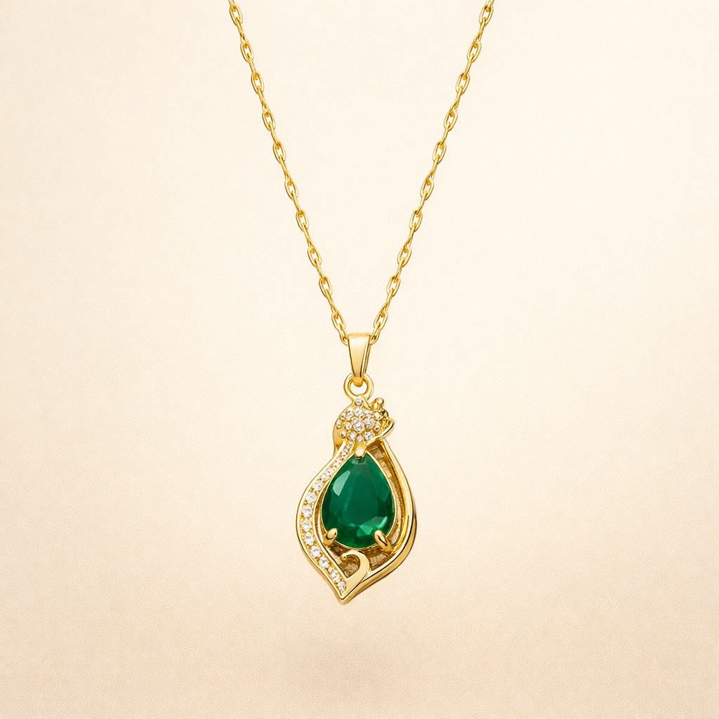 Elegante gouden ketting met verfijnde details