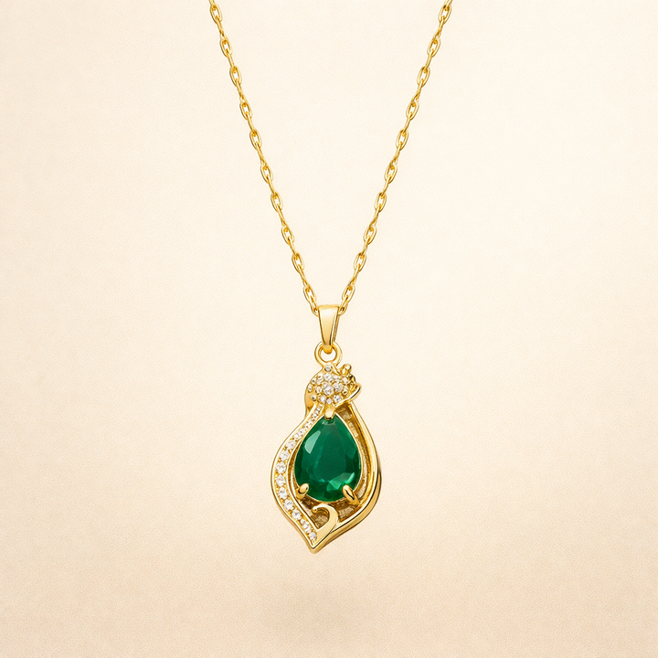 Elegante gouden ketting met verfijnde details