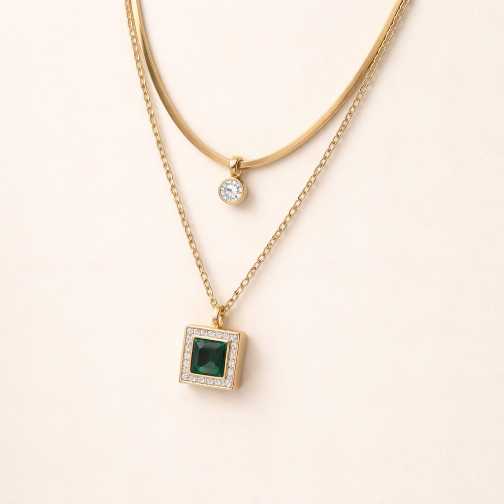 Elegante gouden ketting met verfijnd detail