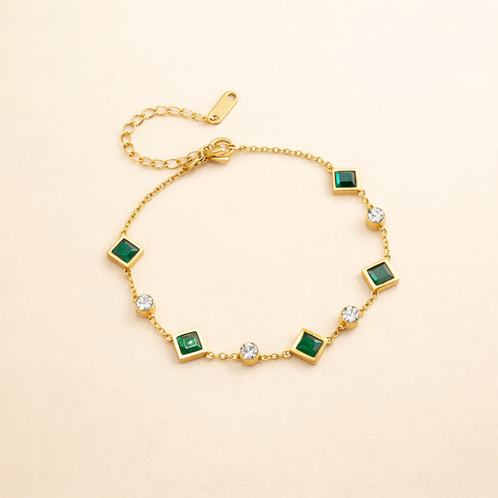 Elegante gouden armband met verfijnd ontwerp