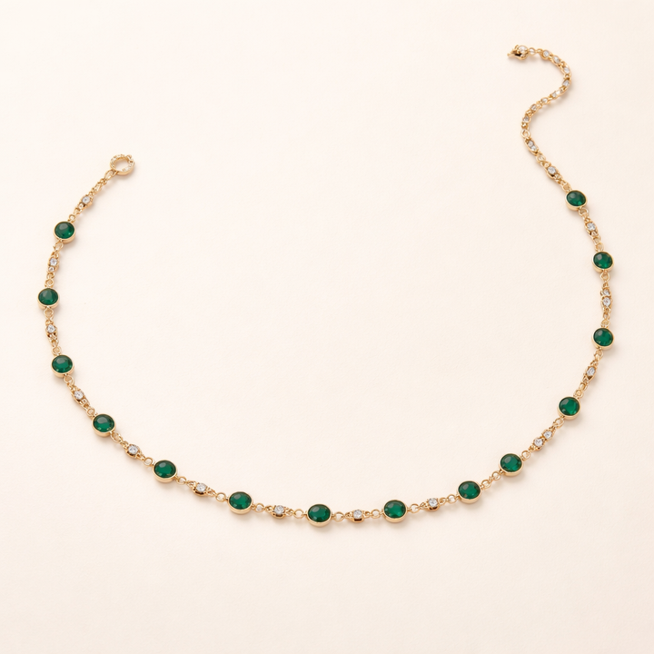 Elegante gouden ketting met verfijnd ontwerp