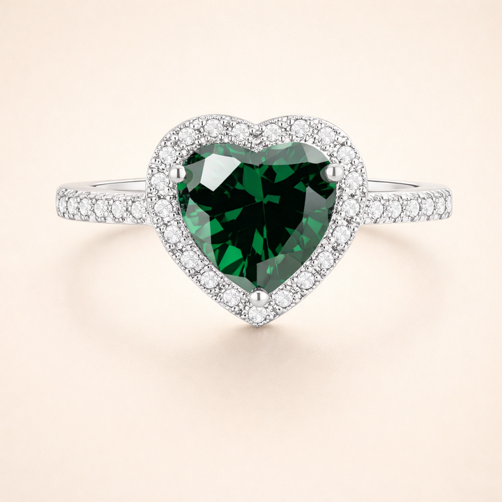 Elegante ring van wit goud met verfijnde details
