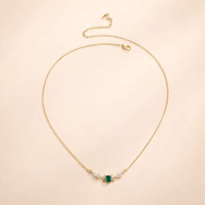 Elegante gouden ketting met een verfijnd hartje