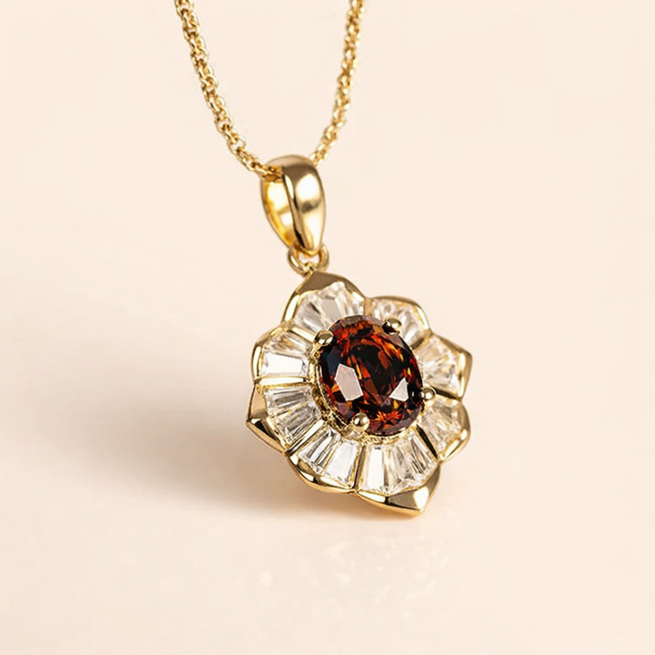 Elegante gouden ketting met subtiele schakelstructuur