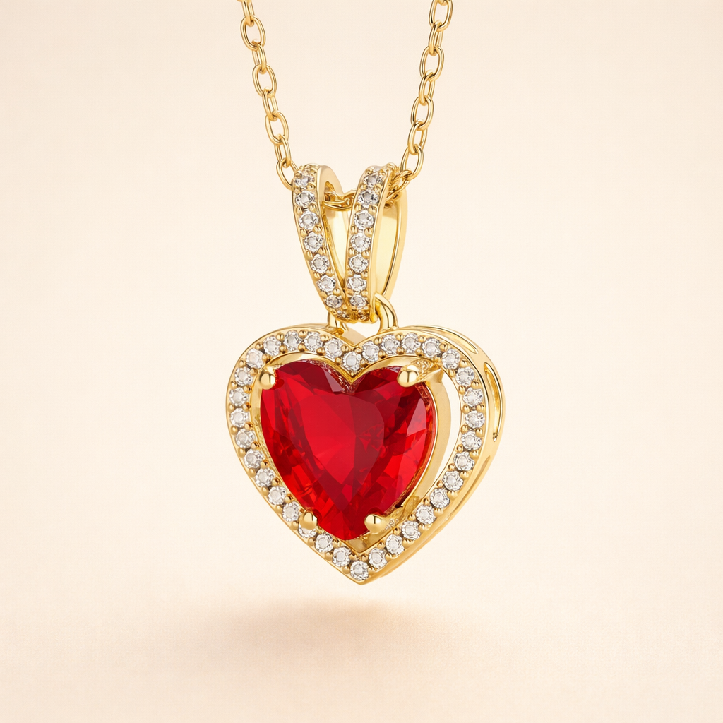Elegante gouden ketting met subtiele hangende schijf