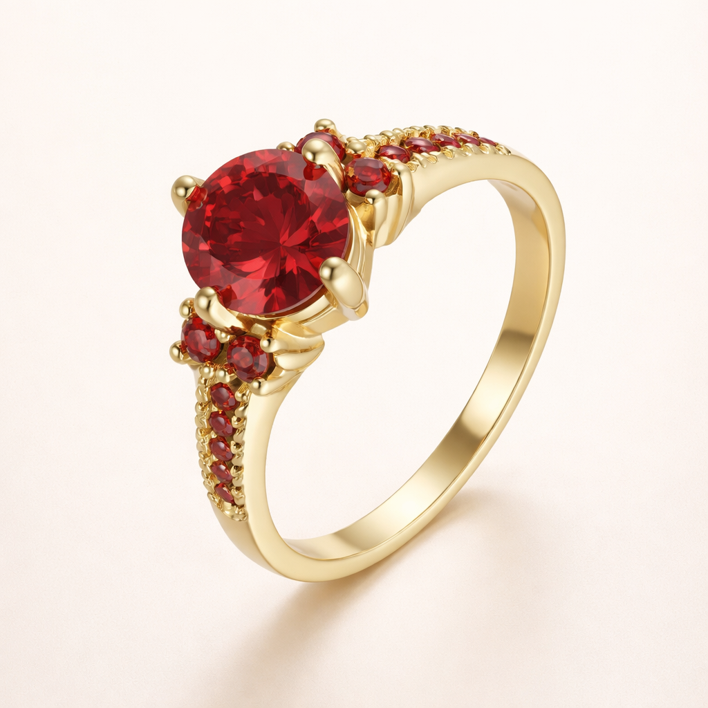 Elegante gouden ring met verfijnde details