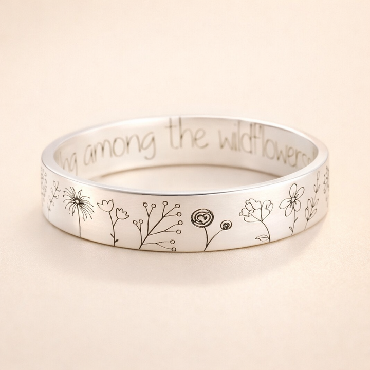 Elegante zilveren ring met subtiele details