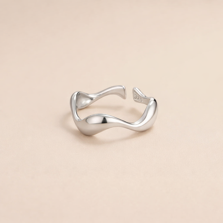 Golven - Zilveren Ring