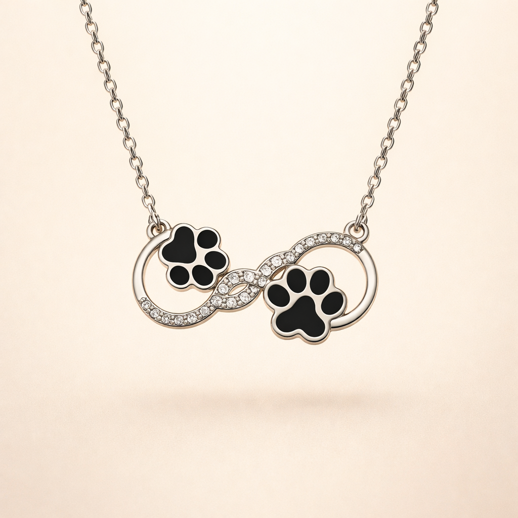 Infinity Symbool Hanger Ketting met Zirconia