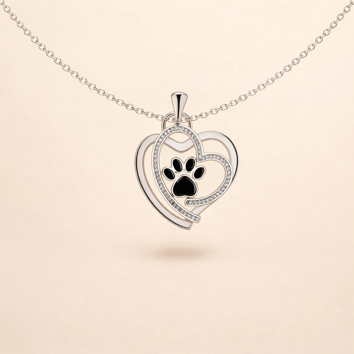 Schattige Pootafdruk Clavicle Ketting