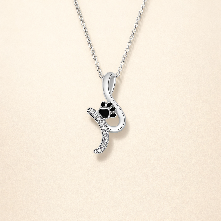 Schattige Pootafdruk Hanger Ketting
