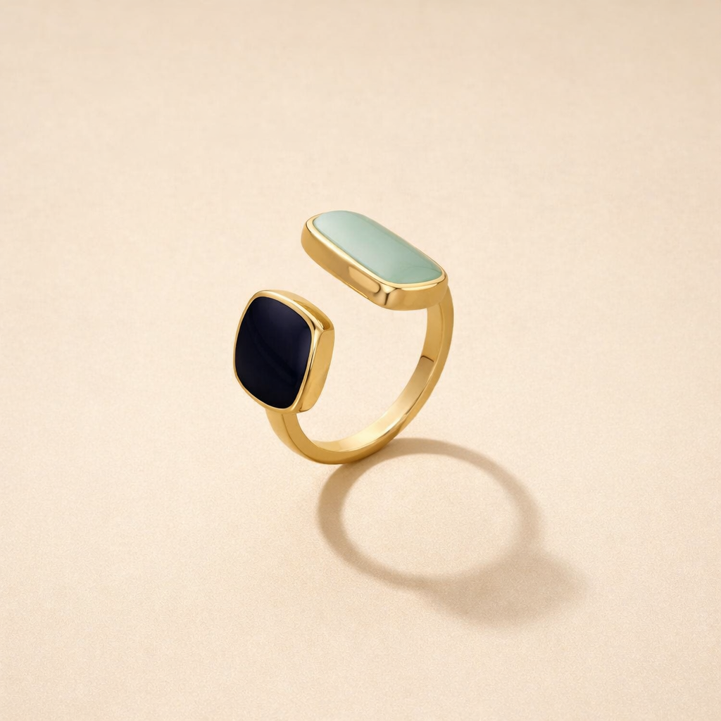 Aquamarijn Wrap Ring