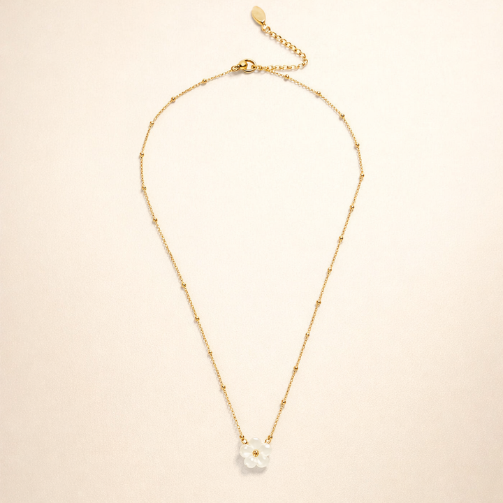 Witte Bloesem Bloem Ketting