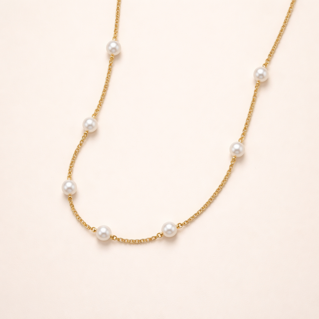 Nura Pearl 18K Gouden Ketting