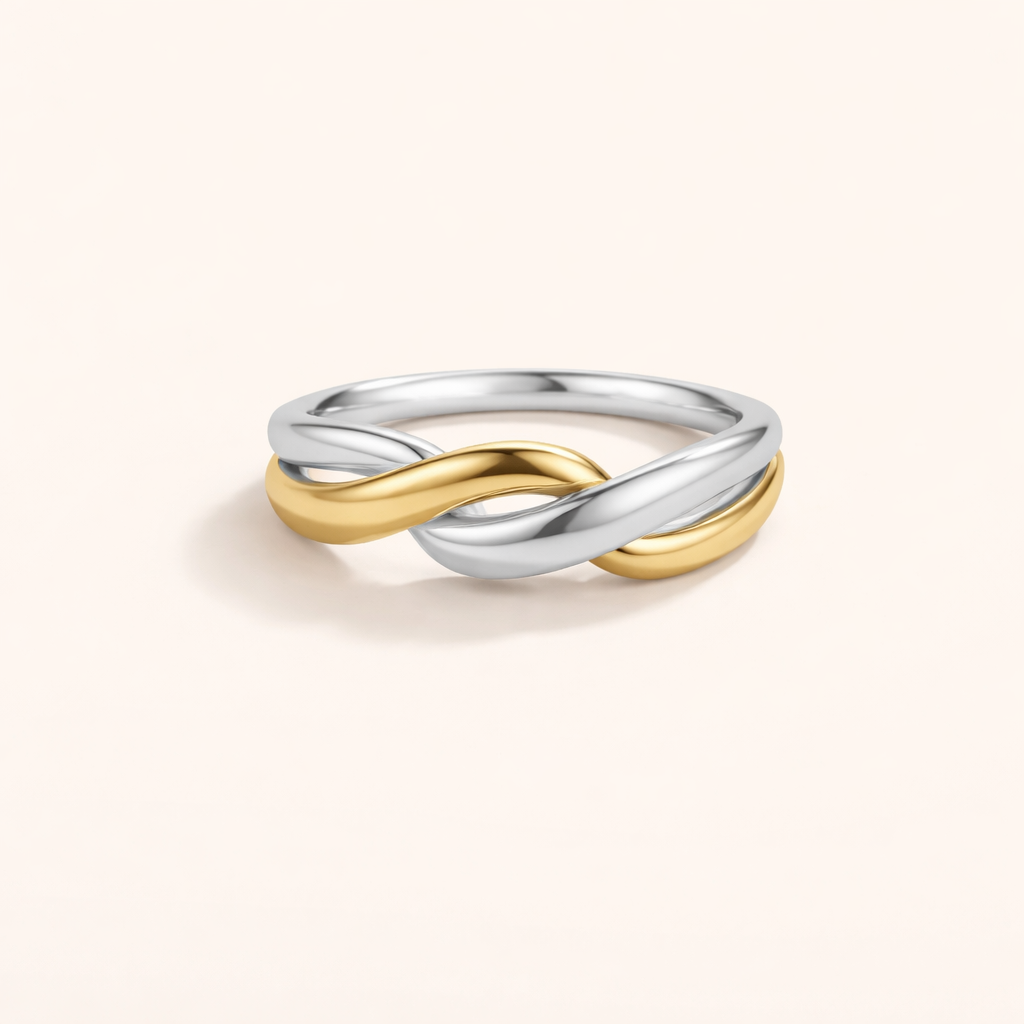Twisted Ella Twee-Kleurige Ring