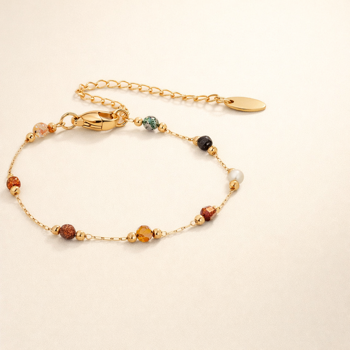 Lulu Beaded Stone Bracelet