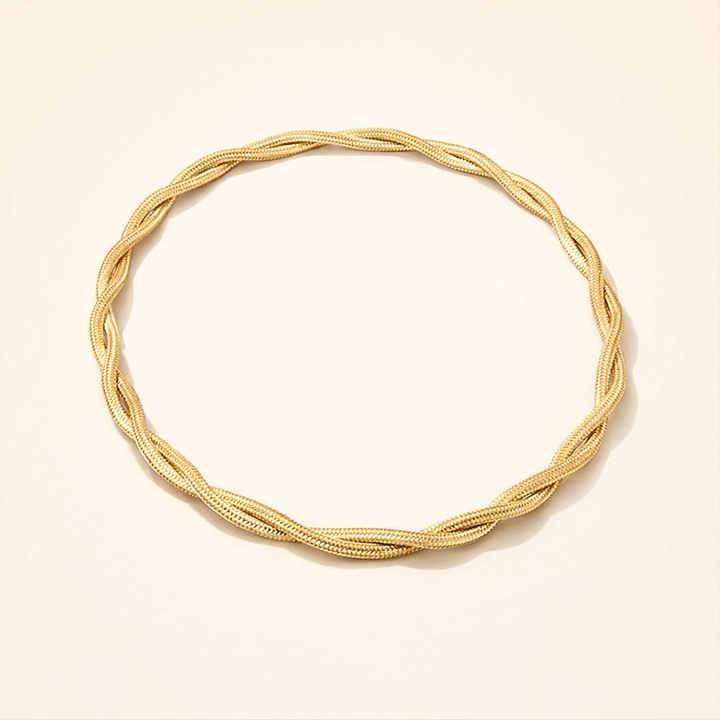 Chiara Twist Snake Chain Necklace