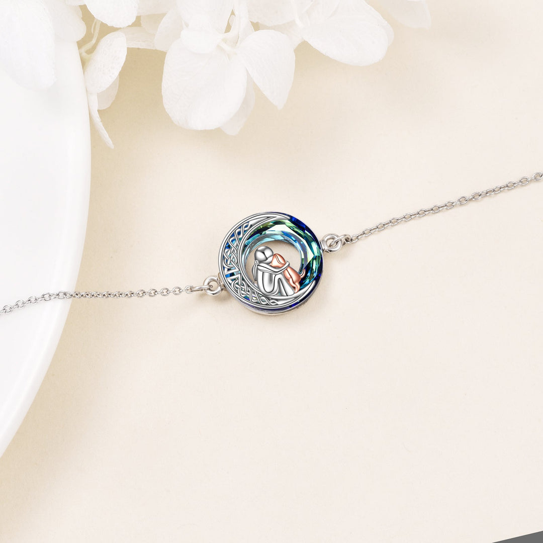 Verstelbare Honden Charms Bracelet van Sterling Zilver