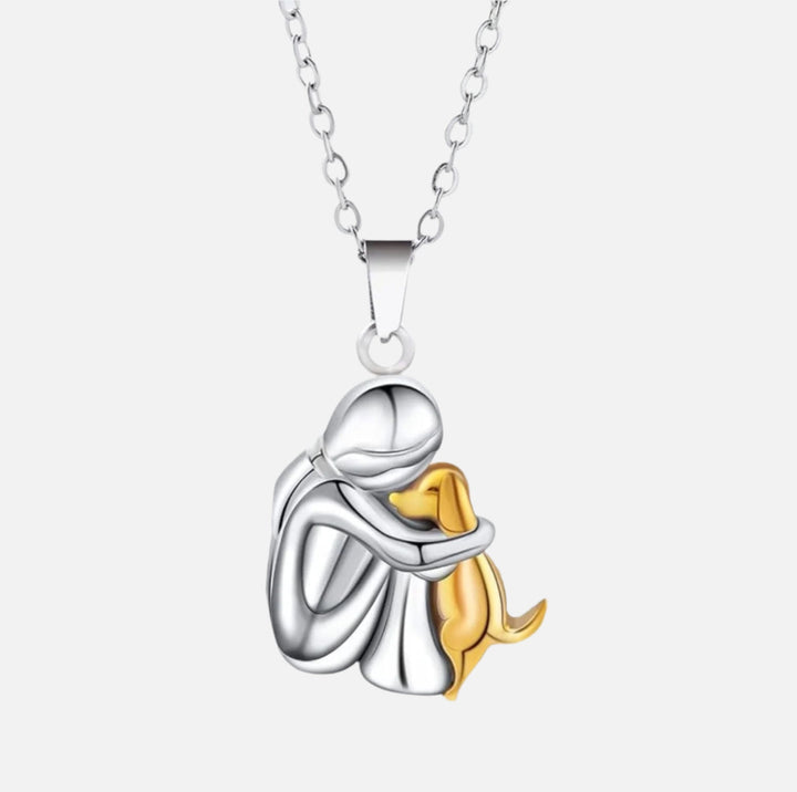 Elegante gouden ketting met een subtiele parel