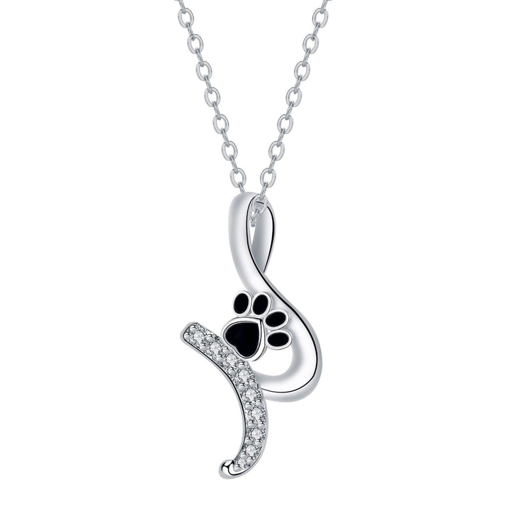 Schattige Pootafdruk Hanger Ketting