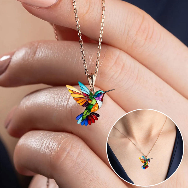 Mooie Kolibrie Ketting met Bonus Oorbellen – Beperkte Tijd Aanbieding