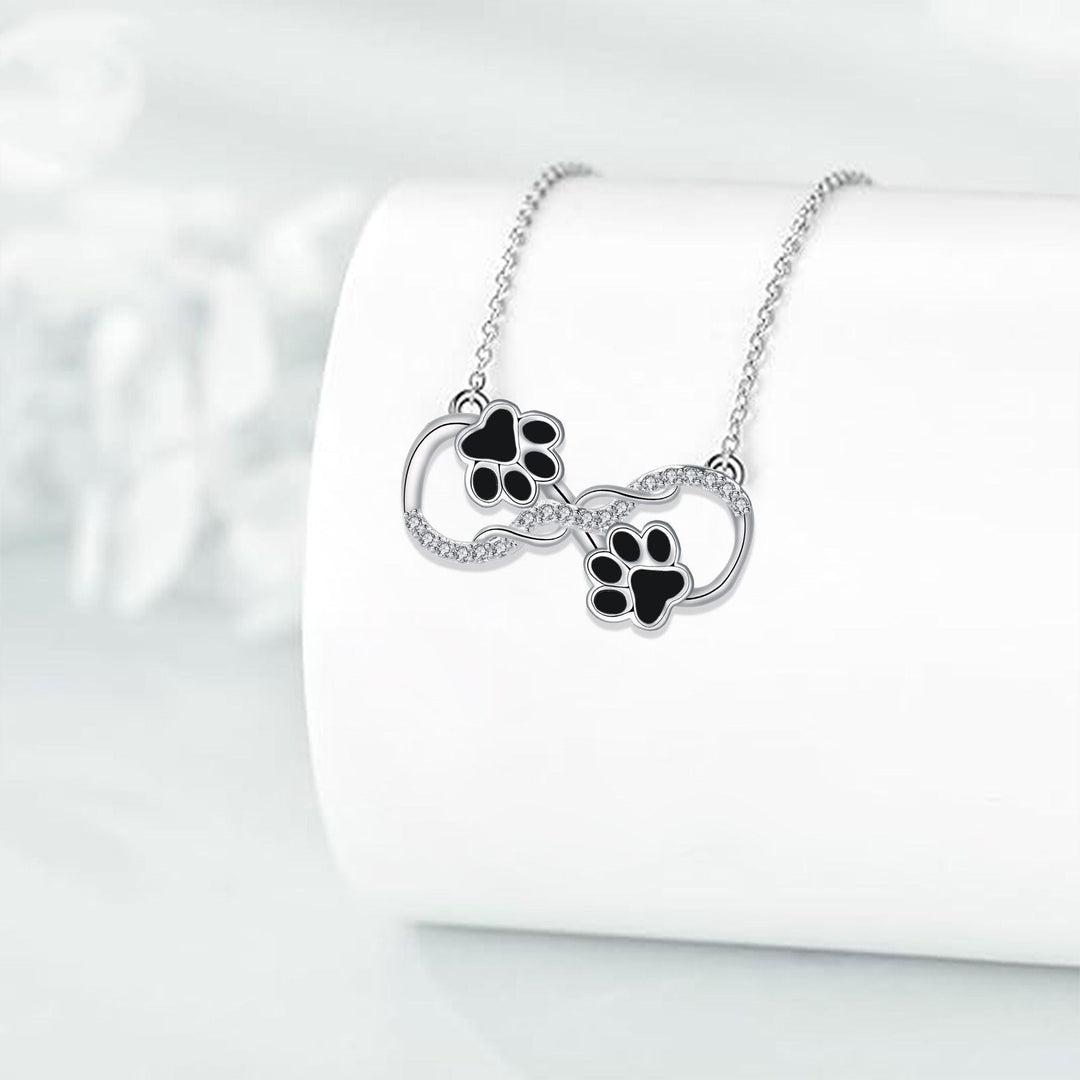 Infinity Symbool Hanger Ketting met Zirconia