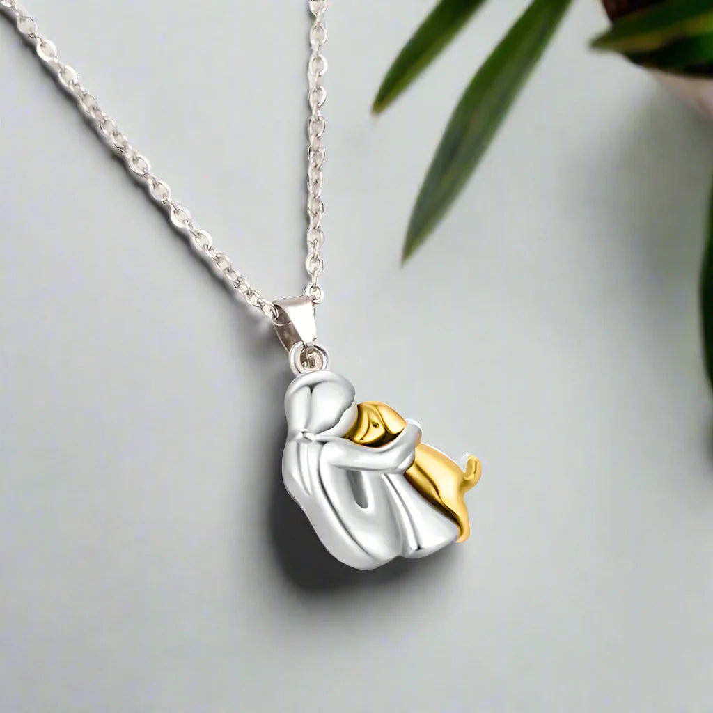 Elegante gouden ketting met een subtiele parel