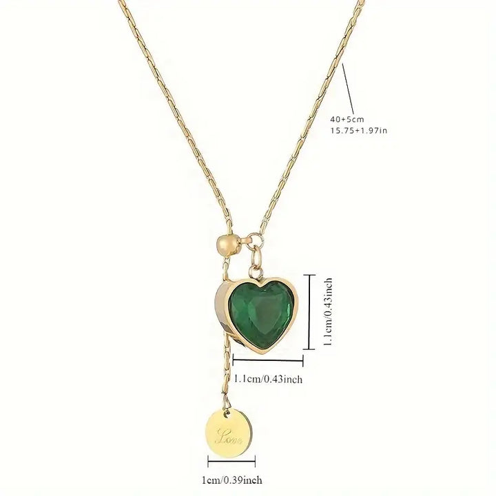 Elegante gouden ketting met subtiele hangende schijf
