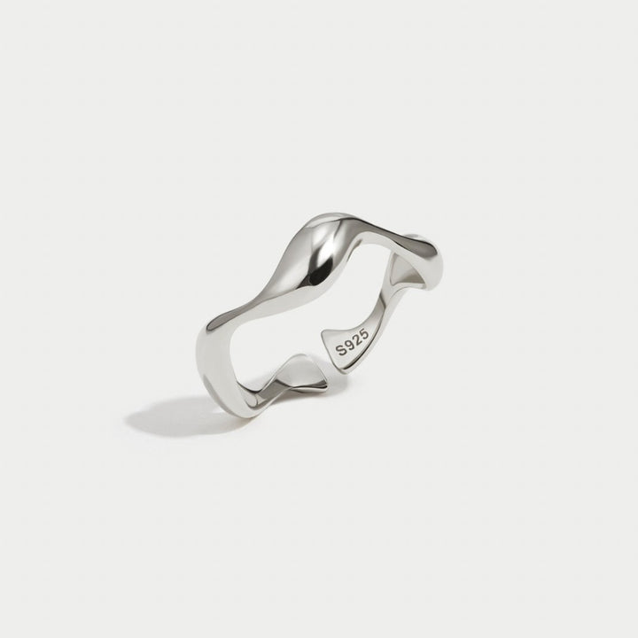 Golven - Zilveren Ring