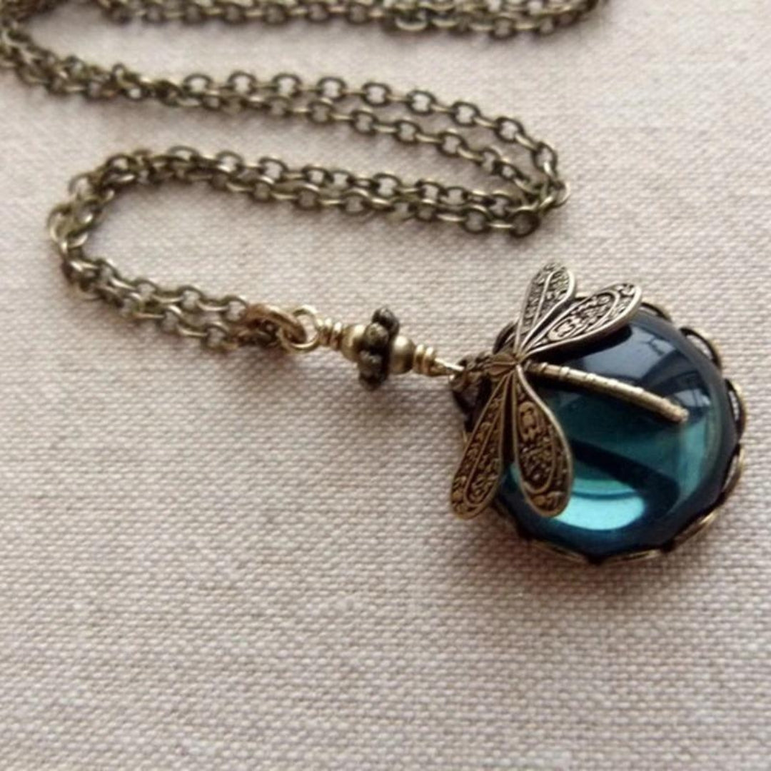 Vintage Libelle Ketting