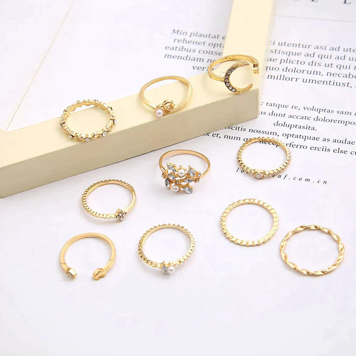 Hoop- en goudringen set