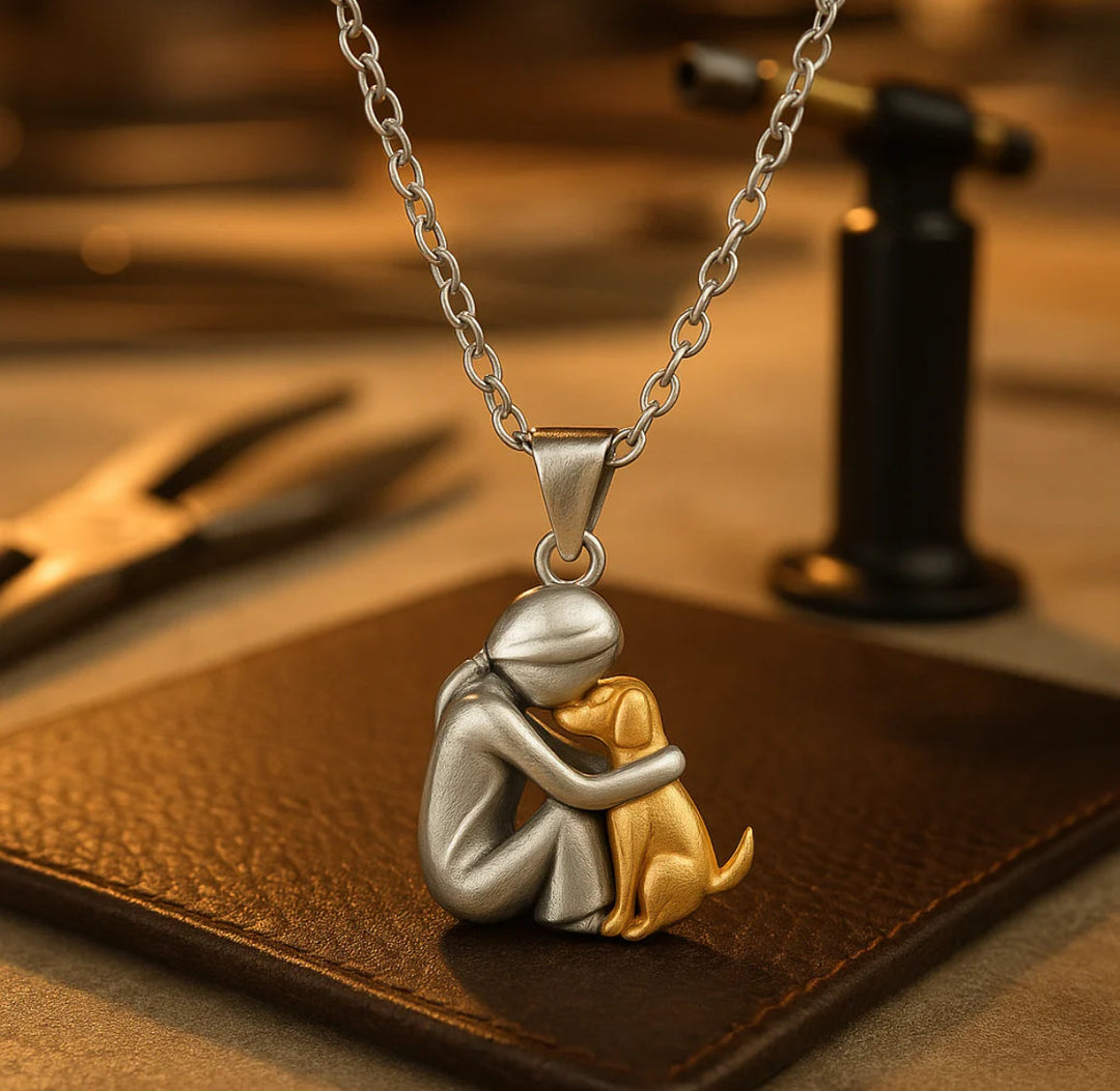 Elegante gouden ketting met een subtiele parel