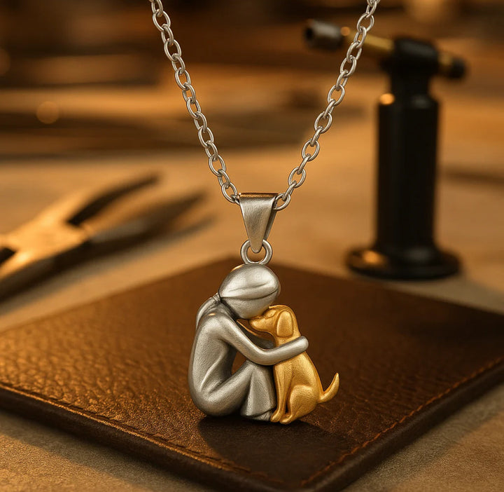 Elegante gouden ketting met een subtiele parel