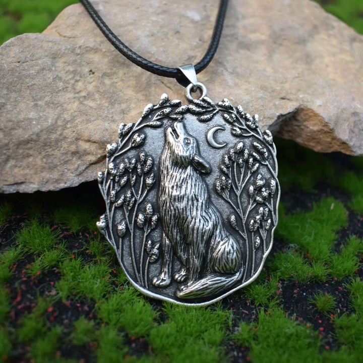 Maan Wolf Hanger Spiritueel Dier Hanger
