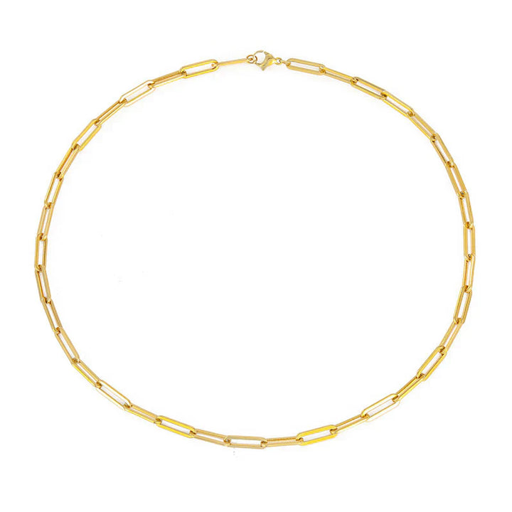 Verfijnde ketting van wit goud met subtiele glans