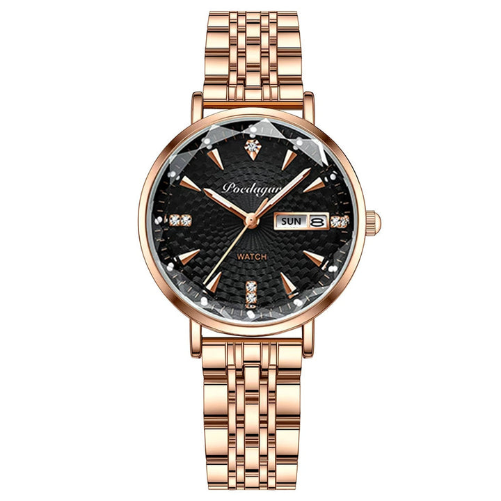 Minimalistische gouden horloge