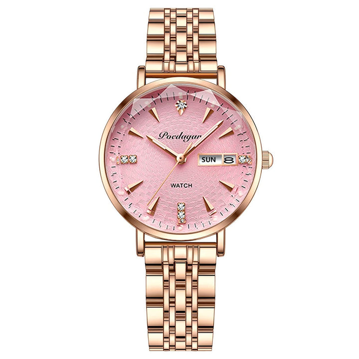 Minimalistische gouden horloge