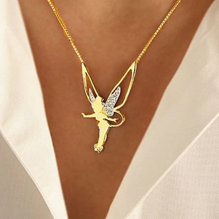 Dromerige gouden ketting met een delicate ster