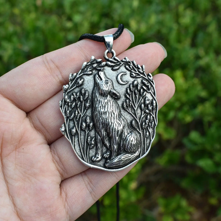 Maan Wolf Hanger Spiritueel Dier Hanger