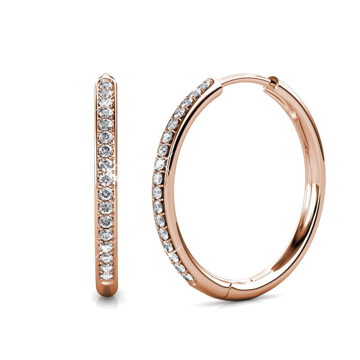 Gouden pave oorbellen